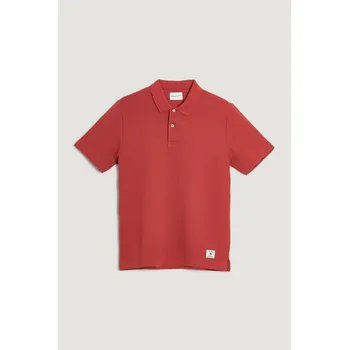 Pánská košile POLOKOŠILE GANT WAFFLE TEXTURE SS POLO MODERN RUST