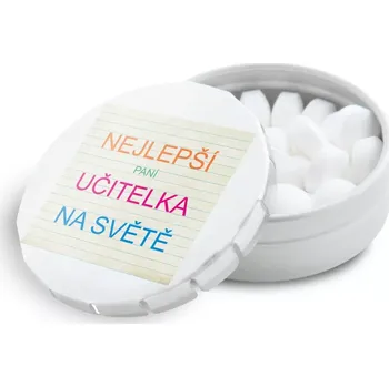 Bonbon Sablio Mentolky Nejlepší paní učitelka na světě: 3 ks