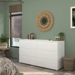 Komoda do ložnice bílá Neo large