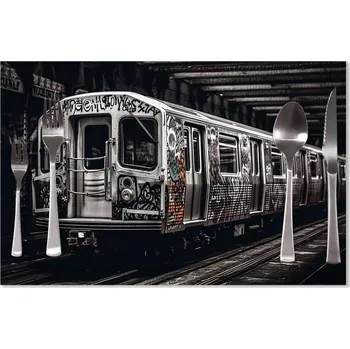 prostírání Sablio Prostírání Městské metro s graffiti: 40x30cm