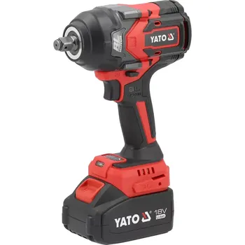 YATO YT-828071 AKU Rázový utahovák 1/2, 18V, 1200 Nm, sada YATO YT-828071