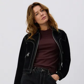 Dámský svetr Reserved - Hladký svetr - hnědá - YT260-88X - YT260-88X-L