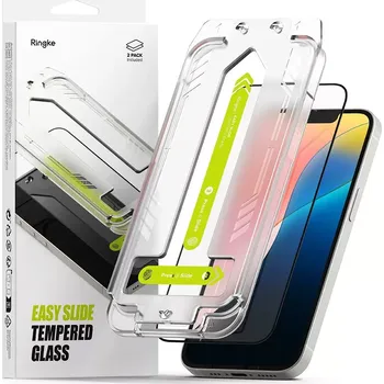 Ringke EASY SLIDE 2-Pack Tvrzená skla iPhone 16e / 14 / 13 Pro / 13