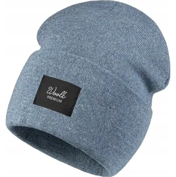 Čepice Woolk zimní čepice beanie šedá, univerzální velikost