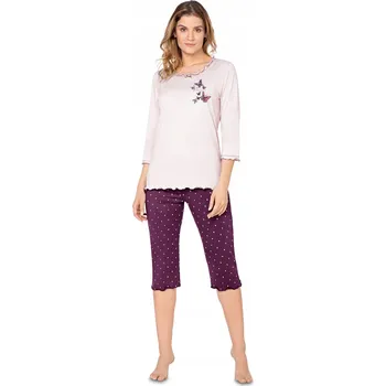 Dámské pyžamo E.Femme dámské pyžamo modal růžové velikost 50