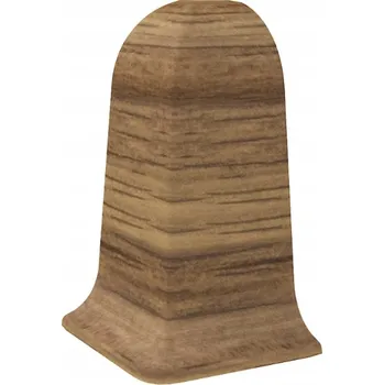 soklová lišta Vnější roh Vilo PVC 4 x 55, délka 10 cm, dub