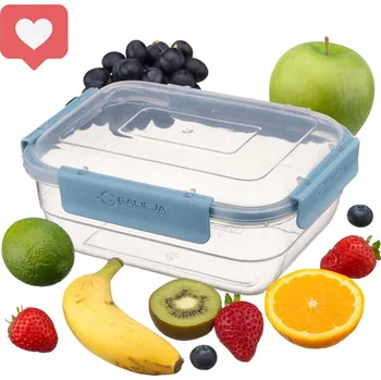 Dóza na potraviny Obdélníková dóza na potraviny 750 ml hermetická se 4 klipy