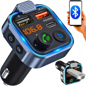 Automobilový vysílač ARSA GO Bluetooth 3x USB s handsfree