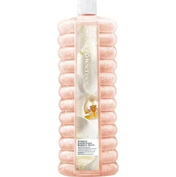 Koupelová pěna Avon Senses pěna do koupele s vůní broskve a vanilkové orchideje 1000ml