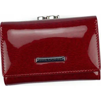 Gregorio peněženka z pravé kůže červená - dámská