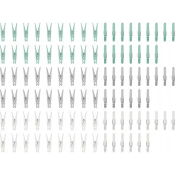 LIVARNO home Kolíčky na kolíčky na prádlo, tři barvy - 100ks (11/E-957)