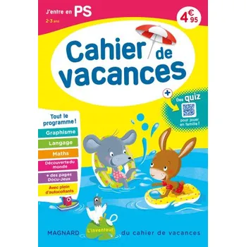 Francouzský jazyk Cahier de vacances 2023, J'entre en petite section 2-3 ans (Perrot)(Brožovaná)