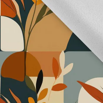 Látka softshell zimní pružný boho brown