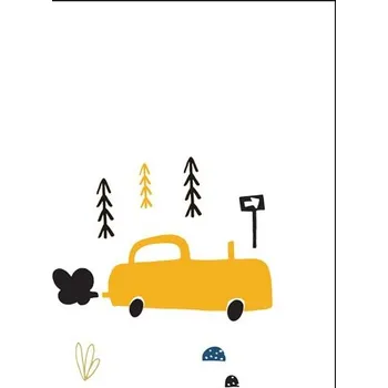 Látka funkční teplákovina PANEL L 40x60 auta / boys cars