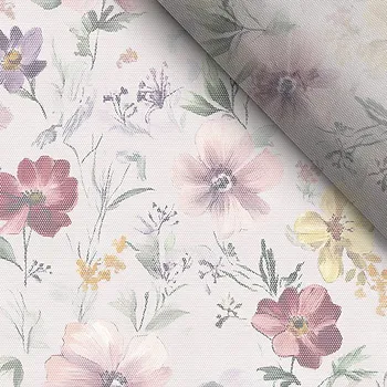 Měkký tyl růžové květiny Muan