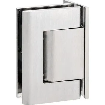 Dveřní kování Biloba BL 8011 zeď/sklo - objektový kyvný pant pro skleněné dveře EV1 Stříbrná satin (CO 002)