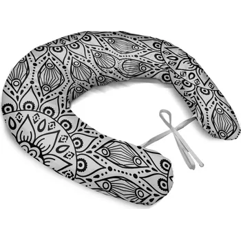 Polštář Sablio Těhotenský polštář Bílé mehendi