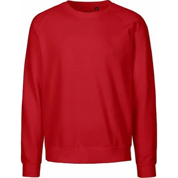 Pánská mikina Neutral Fairtrade unisex mikina ze 100% organické bavlny Barva: červená, Velikost: S NE63001