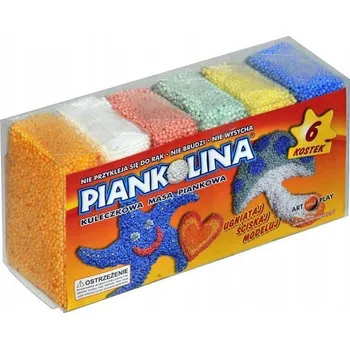 ostatní stavebnice Art AND Play Pěnová Plastelína 6 kostek Standard 41087