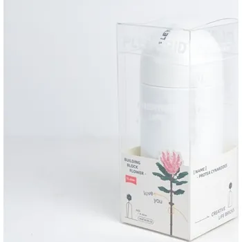 ostatní stavebnice STAVEBNICE KVĚTINY PROTEA KRÁLOVSKÁ S VÁZOU CYNAROIDES - 219 DÍLŮ 39,0 CM SLUBAN