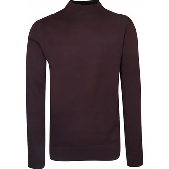 Pánský svetr Pánský rolák klasického střihu - BURGUNDSKÁ - BRAVE SOUL - M