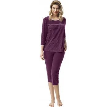 Dámské pyžamo E.Femme dámské pyžamo bavlna červené velikost 38