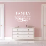 Sablio Samolepka na zeď: nápis Family - 120x84 cm