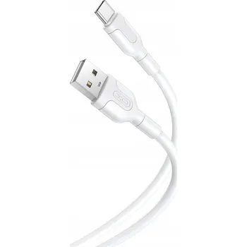 Datový kabel Kabel XO USB - USB-C 1 m bílý