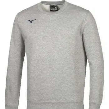 Pánská mikina Pánská sportovní mikina Mizuno Terry Crew(M) / Grey Melange Velikost: M