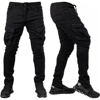 Pánské kalhoty Pánské kalhoty kapsáče ČERNÉ FOSTER vel. 29