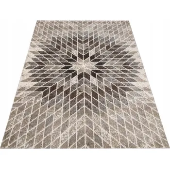 Koberec KOBEREC MODERNÍ KLASICKÝ MĚKKÝ HUSTĚ TKANÝ PANAMERO 10 BÉŽOVÝ - 80X150