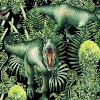 Funkční termo úplet s počesem dino t-rex černá