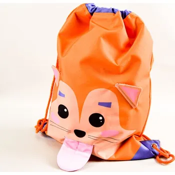 Panel na batoh z nepromokavého polyesteru FLUO liška