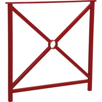 Zábradlí Procity Zábradlí Héritage, délka 800 mm, bez madel, jednoduchý kříž, barva vínová RAL3004