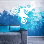 Sablio Samolepka na zeď: Motocross 2 - 120x113 cm