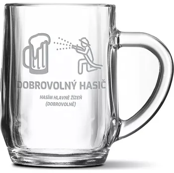 Sklenice Sablio Půllitr Dobrovolný hasič: 0,5 500 ml