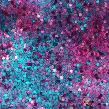 Látka na plavky, fitness oblečení sport potisk glitry magenta a tyrkys