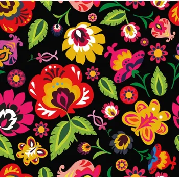 Funkční úplet na trička folk Ana na černém