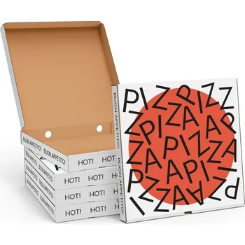 Krabice na pizzu 340x340x40 mm / HB / CV / 2B