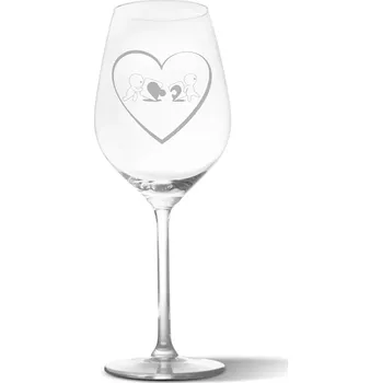 Víno Sablio Sklenička na víno Puzzle love: 49 cl