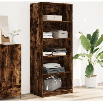 Příborník a kredenc zahrada-XL Šatní skříň kouřový dub 80 x 50 x 200 cm kompozitní dřevo 3307724