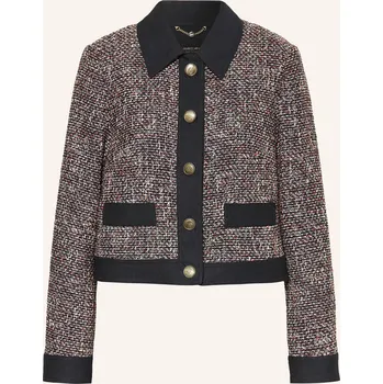 Dámský blejzr Marc Cain Dámská Bunda Hranatého Střihu Z Tvídu S Třpytivou...