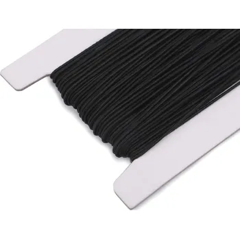 Kulatá pruženka Ø1 mm, barva 4 černá