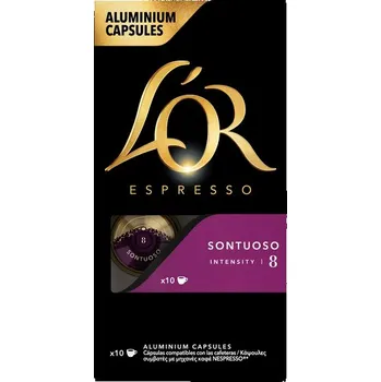 L'OR Espresso Sontuoso, 10 kapslí do kávovarů Nespresso