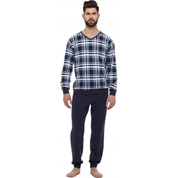 Pánské pyžamo Timone Pánské pyžamo bavlněné M dlouhý rukáv a kalhoty TI30-107