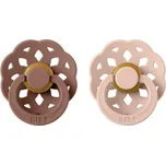 BIBS Boheme dudlíky z přírodního kaučuku vel. 2 - Woodchuck/Blush