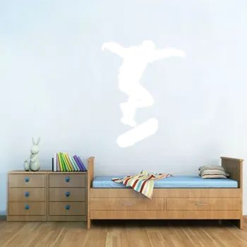 samolepka Sablio Samolepka na zeď: Skateboardista 2 - 47x60 cm