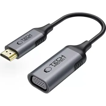 Video kabel Adaptér Tech-Protect UltraBoost HDMI na VGA FullHD 60Hz černý