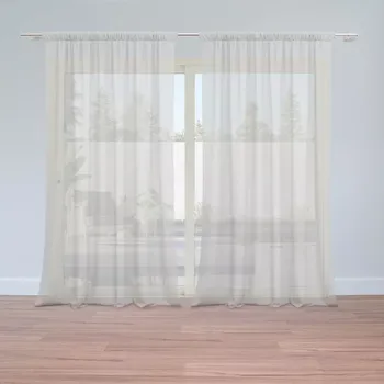 Záclona Sablio Záclony Ledově šedá: 2ks 150x250cm