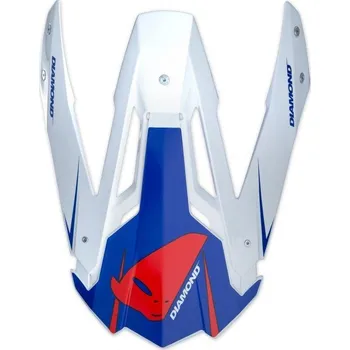 Osvětlení pro motocykl UFO kšilt do helmy DIAMOND barva bílá / světle modrý (UFO kšilt do helmy DIAMOND barva bílá / světle modrý)